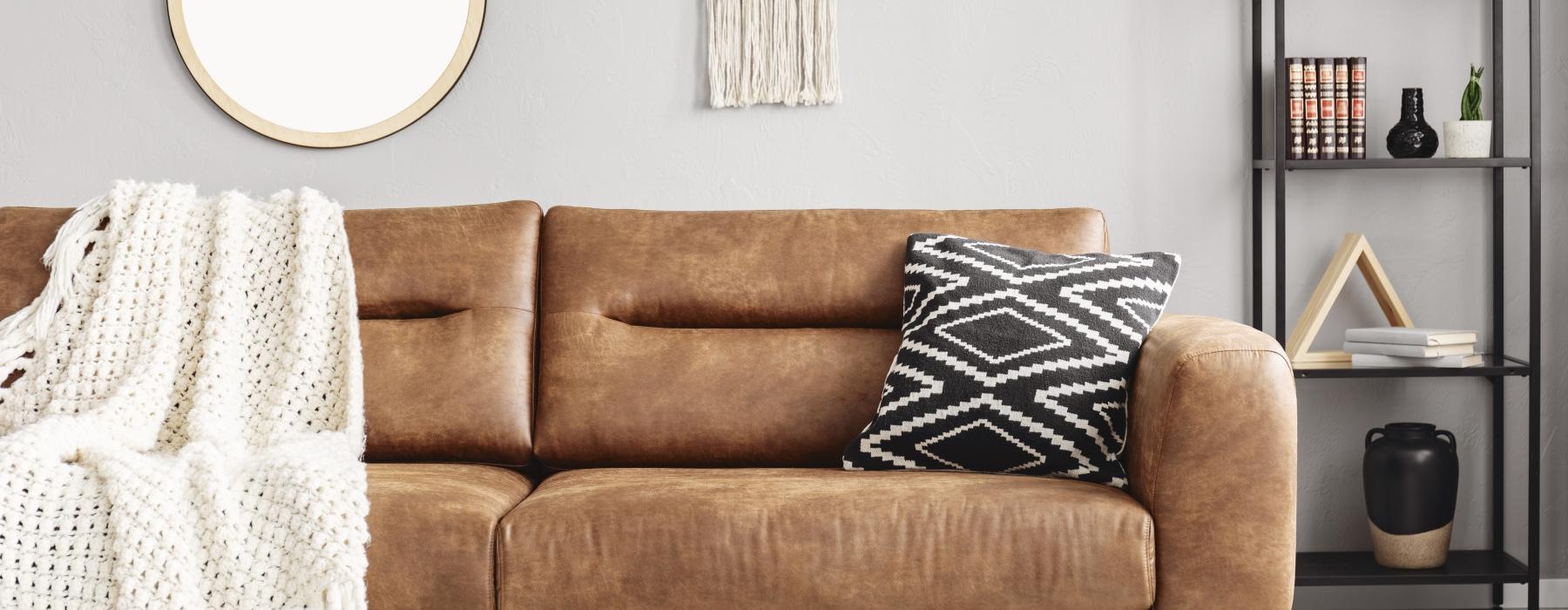 a couch in a room